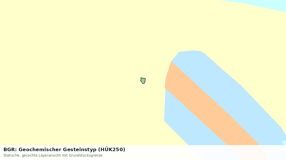 Statische Kartenansicht: BGR: Geochemischer Gesteinstyp (HÜK250)