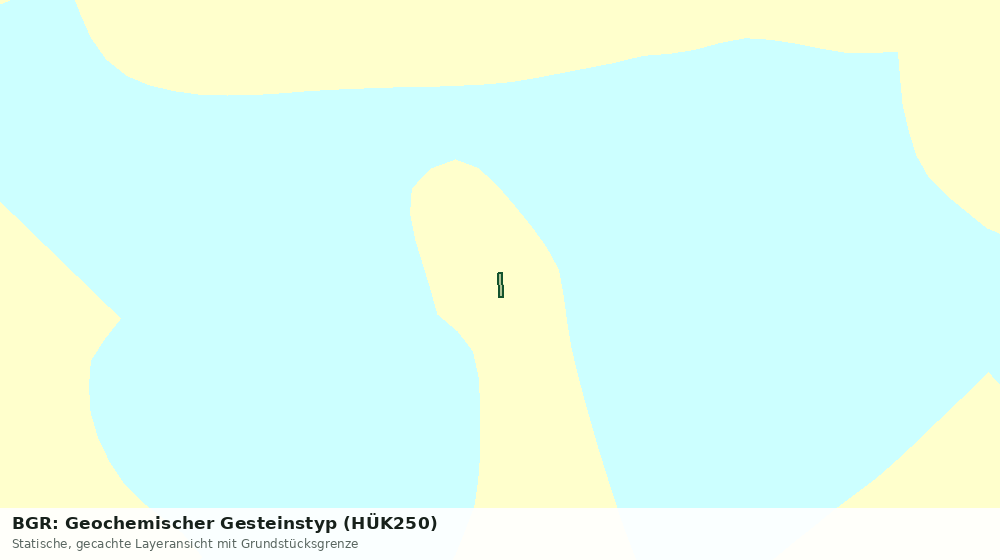 Statische Kartenansicht: BGR: Geochemischer Gesteinstyp (HÜK250)