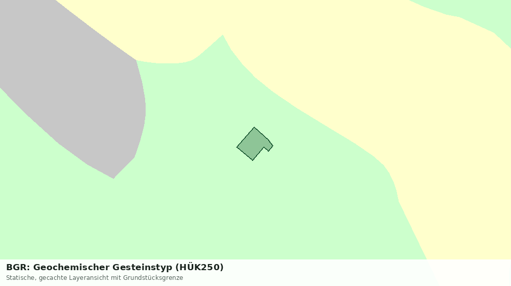 Statische Kartenansicht: BGR: Geochemischer Gesteinstyp (HÜK250)