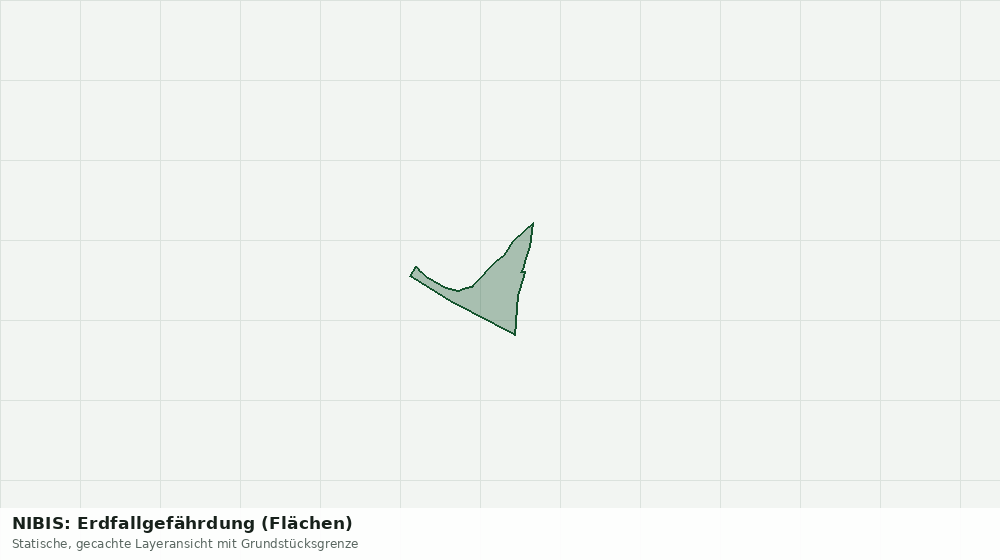 Statische Kartenansicht: NIBIS: Erdfallgefährdung (Flächen)