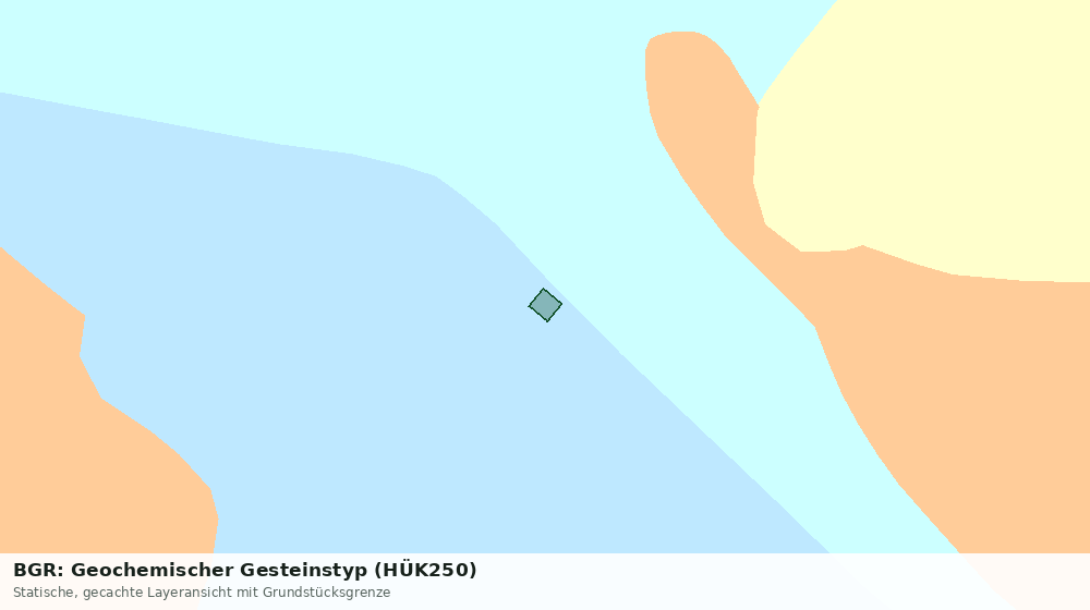 Statische Kartenansicht: BGR: Geochemischer Gesteinstyp (HÜK250)