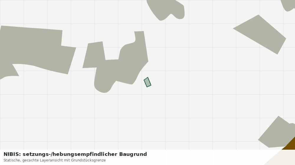 Statische Kartenansicht: NIBIS: setzungs-/hebungsempfindlicher Baugrund