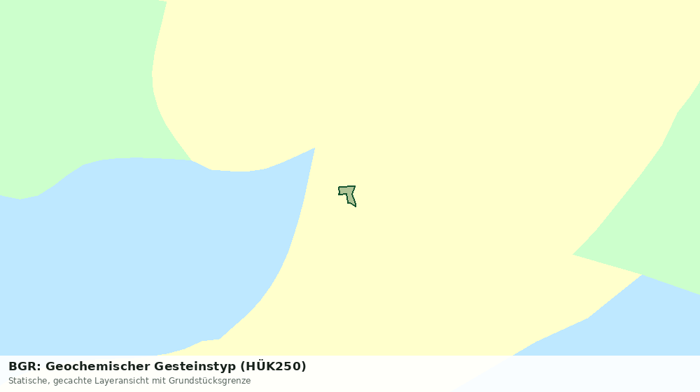 Statische Kartenansicht: BGR: Geochemischer Gesteinstyp (HÜK250)
