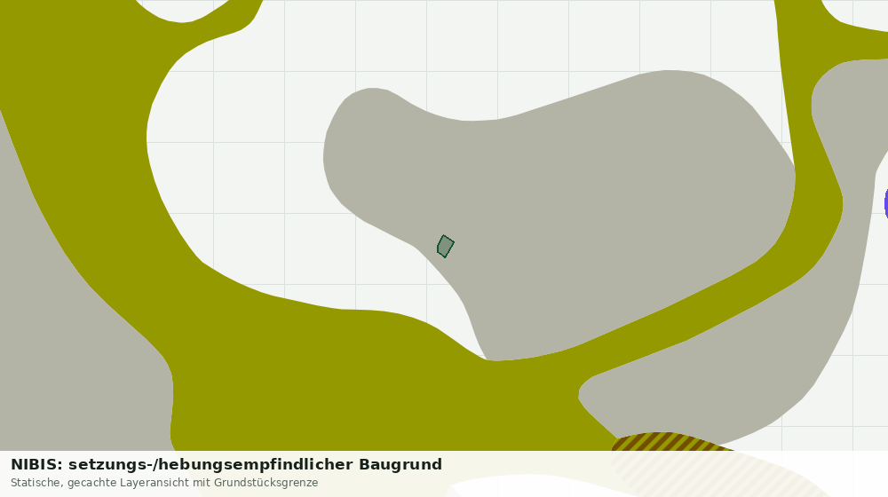Statische Kartenansicht: NIBIS: setzungs-/hebungsempfindlicher Baugrund