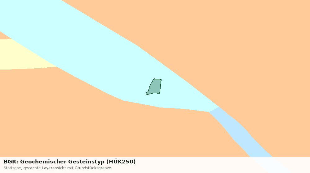 Statische Kartenansicht: BGR: Geochemischer Gesteinstyp (HÜK250)