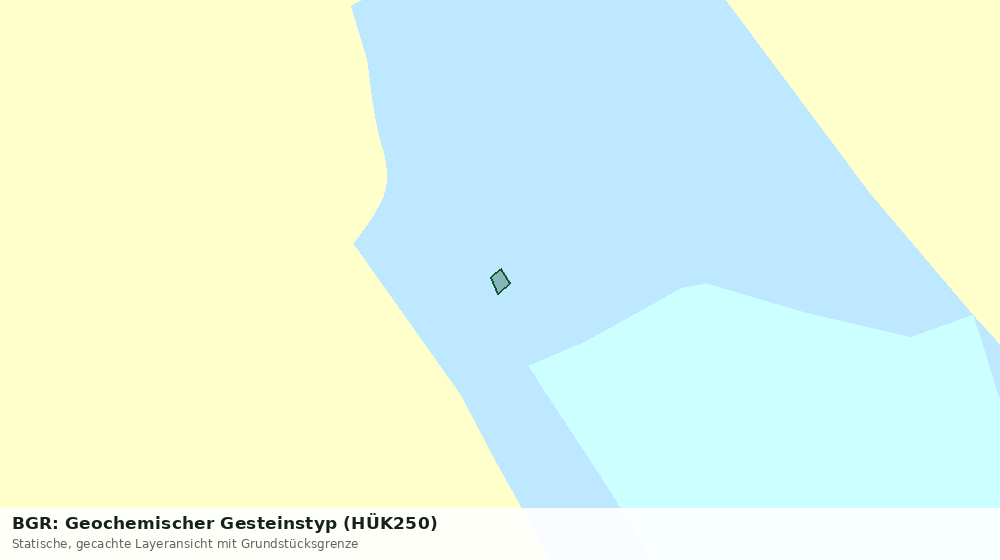 Statische Kartenansicht: BGR: Geochemischer Gesteinstyp (HÜK250)