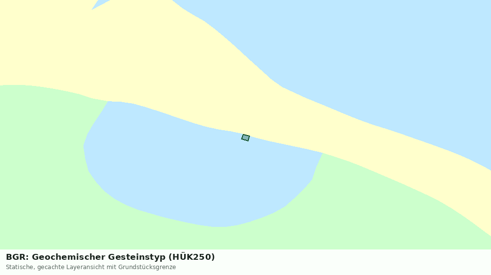 Statische Kartenansicht: BGR: Geochemischer Gesteinstyp (HÜK250)