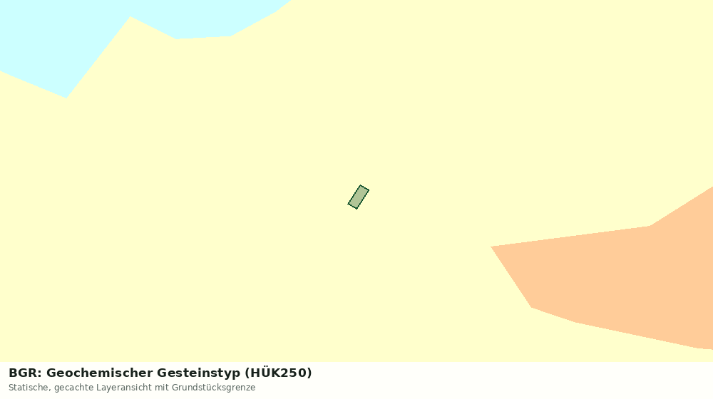 Statische Kartenansicht: BGR: Geochemischer Gesteinstyp (HÜK250)