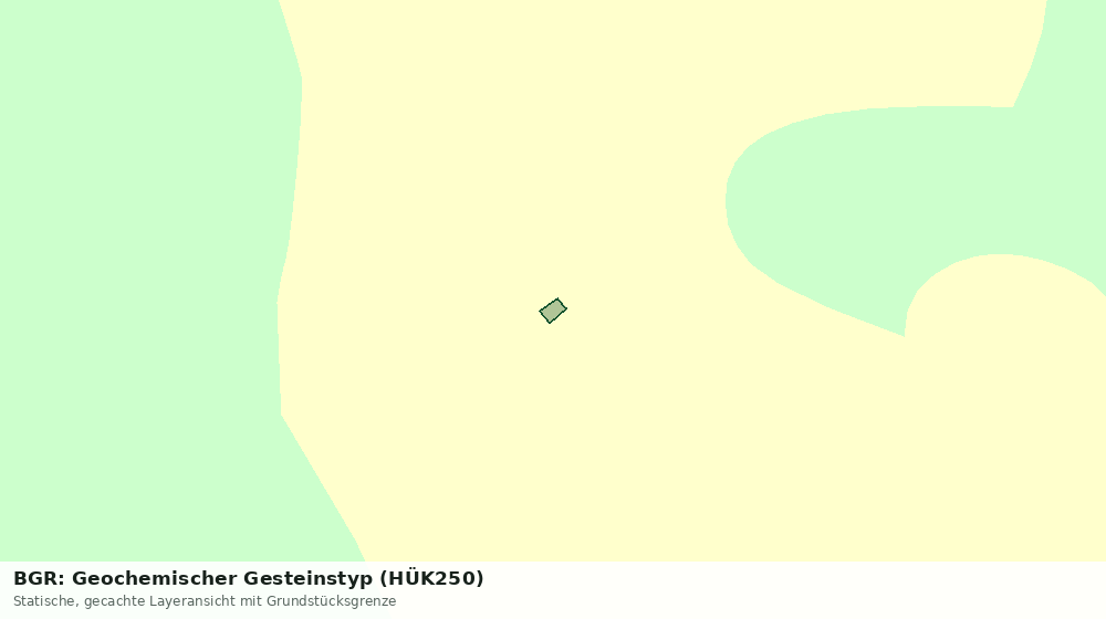 Statische Kartenansicht: BGR: Geochemischer Gesteinstyp (HÜK250)