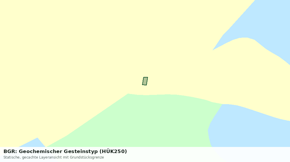 Statische Kartenansicht: BGR: Geochemischer Gesteinstyp (HÜK250)