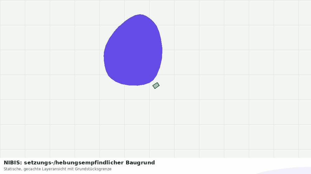 Statische Kartenansicht: NIBIS: setzungs-/hebungsempfindlicher Baugrund
