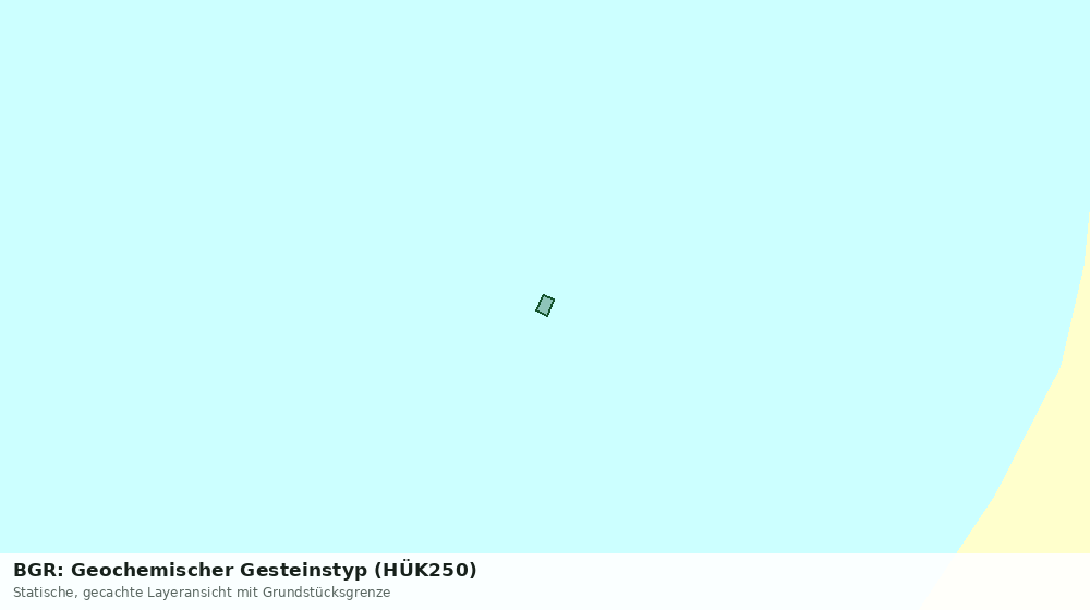 Statische Kartenansicht: BGR: Geochemischer Gesteinstyp (HÜK250)