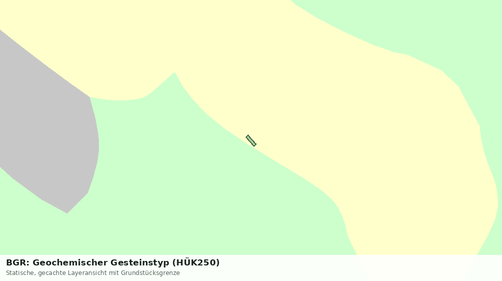 Statische Kartenansicht: BGR: Geochemischer Gesteinstyp (HÜK250)