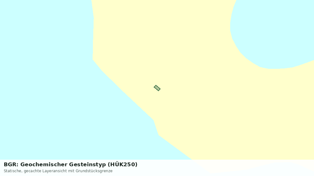 Statische Kartenansicht: BGR: Geochemischer Gesteinstyp (HÜK250)