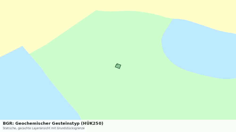 Statische Kartenansicht: BGR: Geochemischer Gesteinstyp (HÜK250)