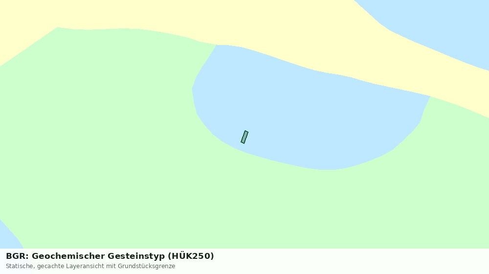 Statische Kartenansicht: BGR: Geochemischer Gesteinstyp (HÜK250)