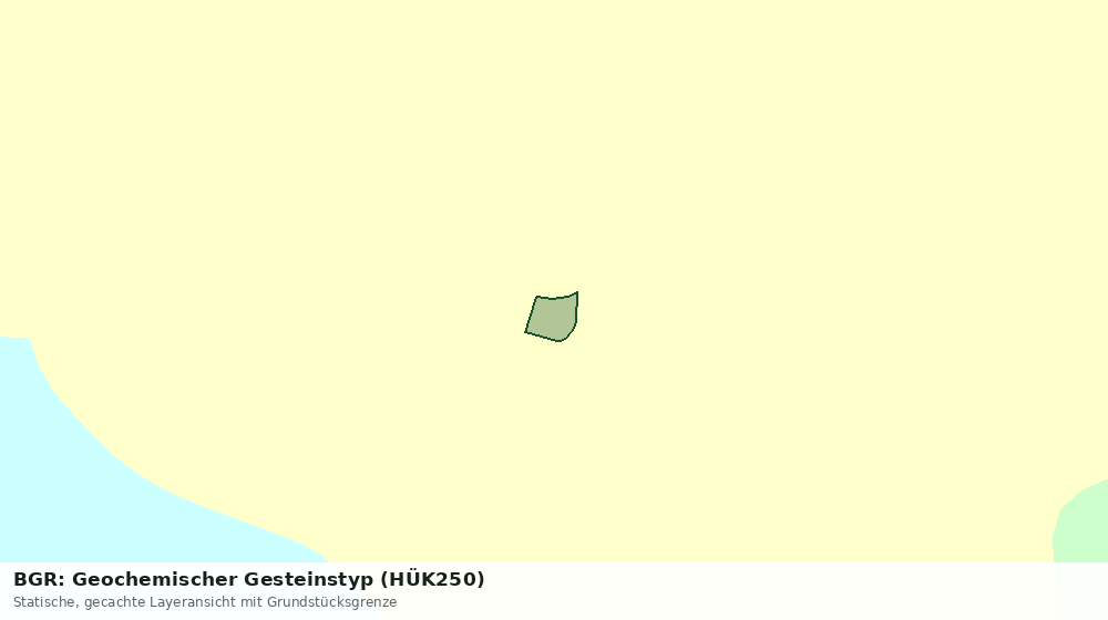 Statische Kartenansicht: BGR: Geochemischer Gesteinstyp (HÜK250)