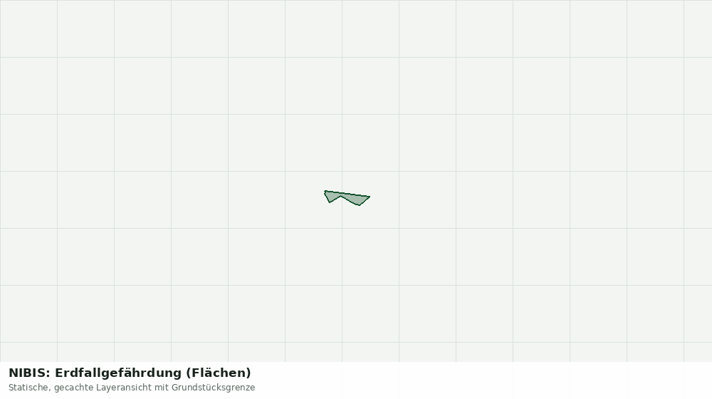 Statische Kartenansicht: NIBIS: Erdfallgefährdung (Flächen)