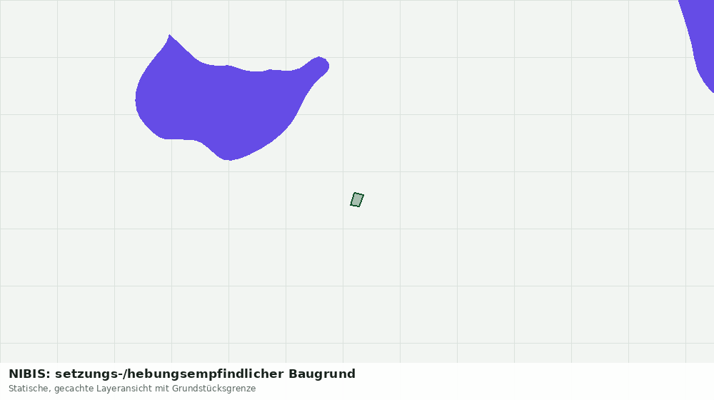 Statische Kartenansicht: NIBIS: setzungs-/hebungsempfindlicher Baugrund