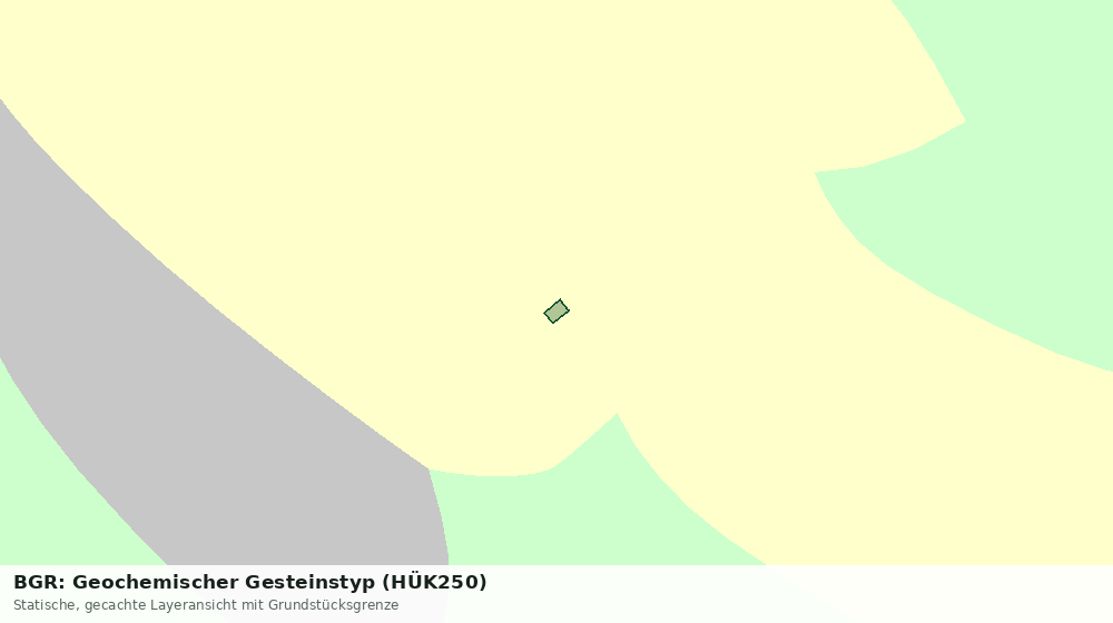 Statische Kartenansicht: BGR: Geochemischer Gesteinstyp (HÜK250)