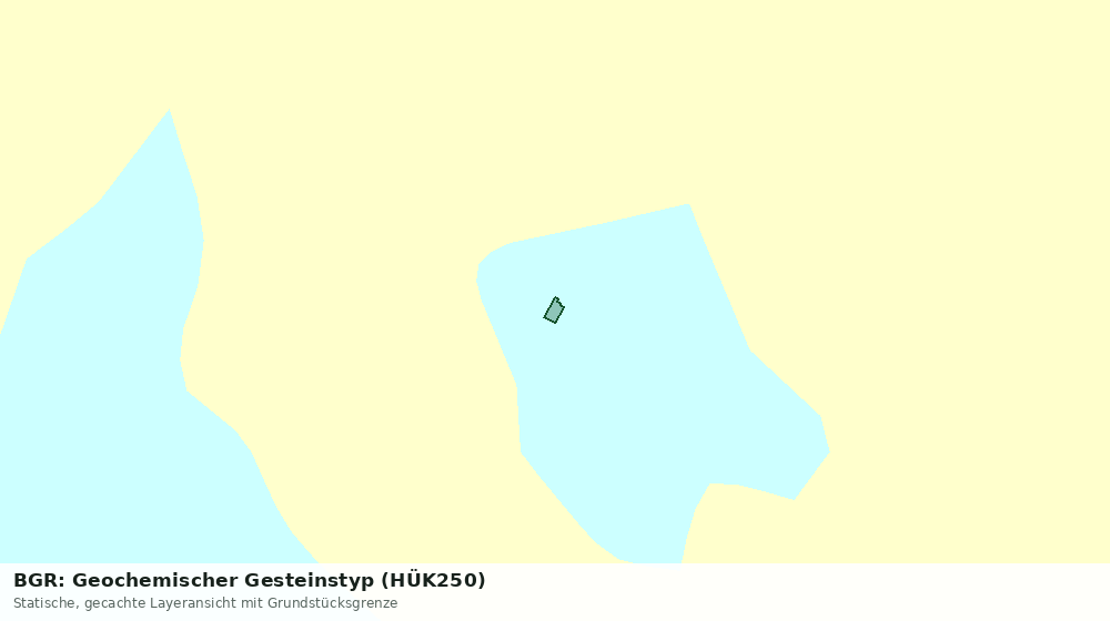 Statische Kartenansicht: BGR: Geochemischer Gesteinstyp (HÜK250)