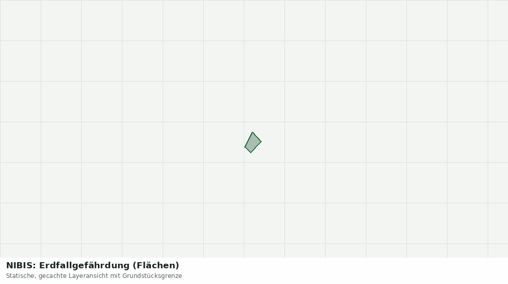 Statische Kartenansicht: NIBIS: Erdfallgefährdung (Flächen)