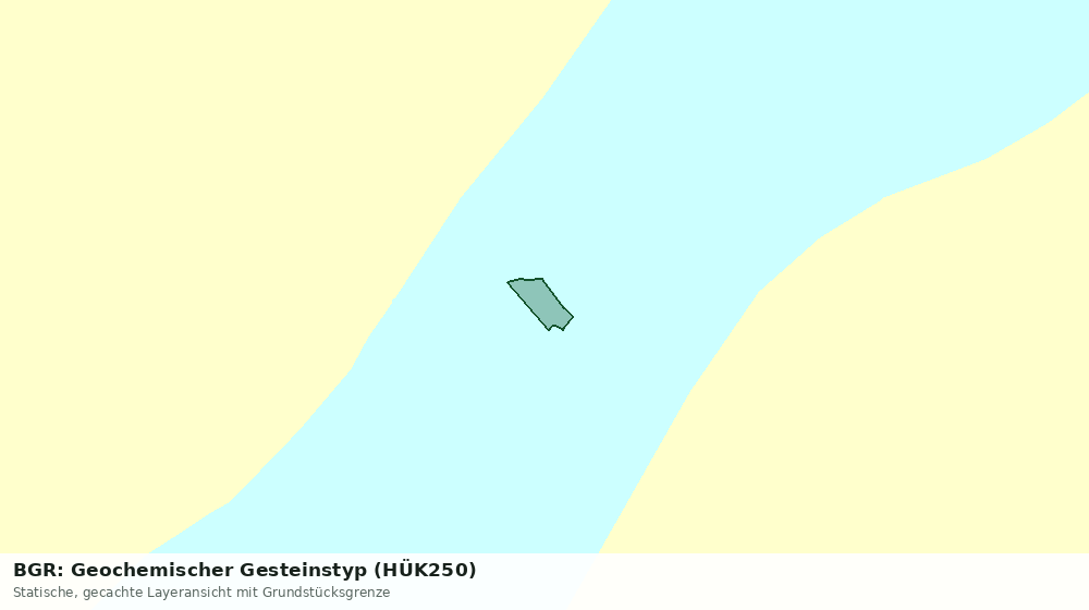 Statische Kartenansicht: BGR: Geochemischer Gesteinstyp (HÜK250)