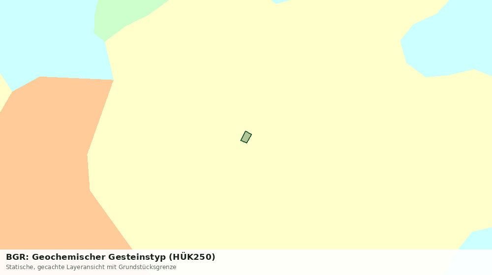 Statische Kartenansicht: BGR: Geochemischer Gesteinstyp (HÜK250)