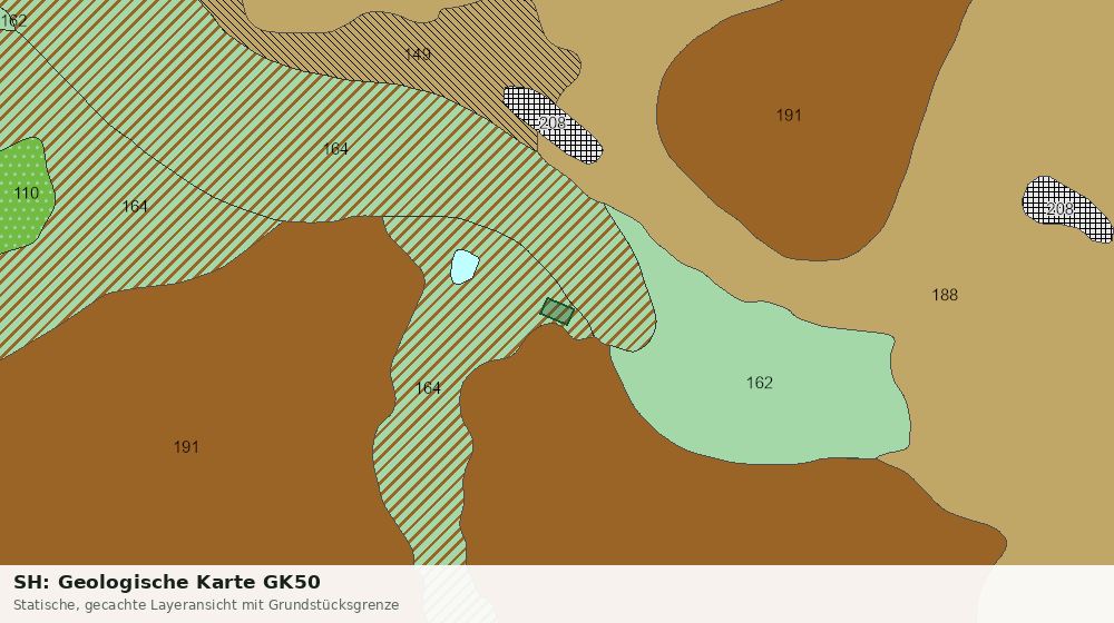 Statische Kartenansicht: SH: Geologische Karte GK50