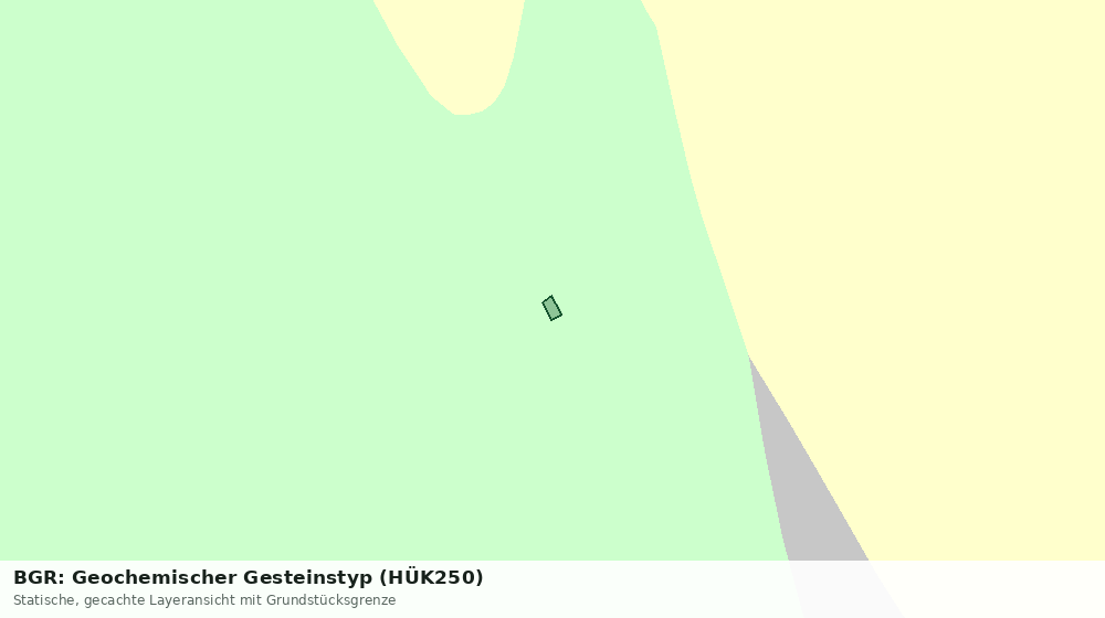 Statische Kartenansicht: BGR: Geochemischer Gesteinstyp (HÜK250)