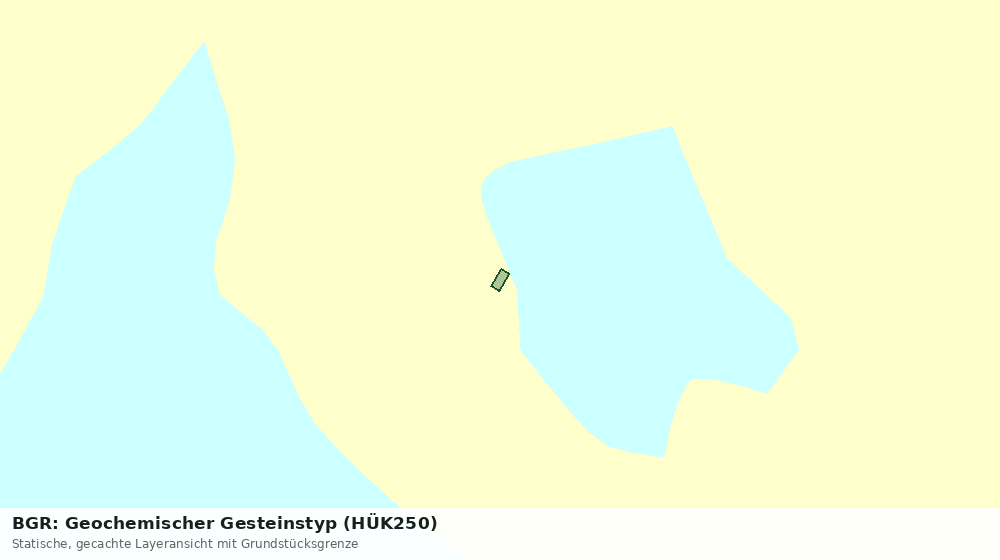 Statische Kartenansicht: BGR: Geochemischer Gesteinstyp (HÜK250)
