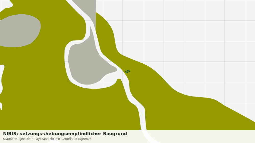 Statische Kartenansicht: NIBIS: setzungs-/hebungsempfindlicher Baugrund