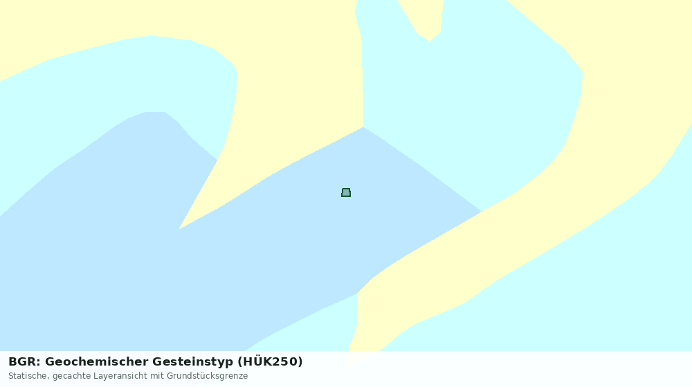Statische Kartenansicht: BGR: Geochemischer Gesteinstyp (HÜK250)
