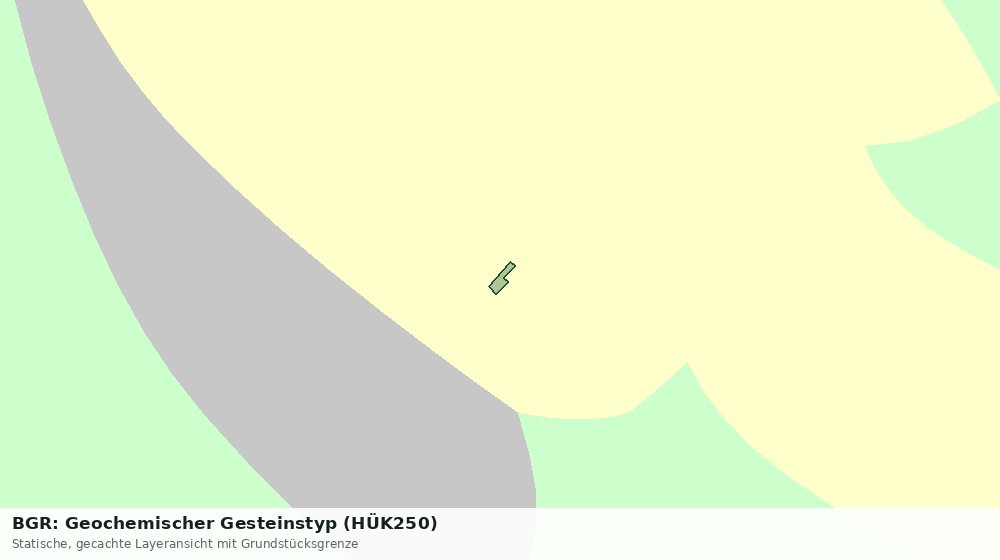 Statische Kartenansicht: BGR: Geochemischer Gesteinstyp (HÜK250)