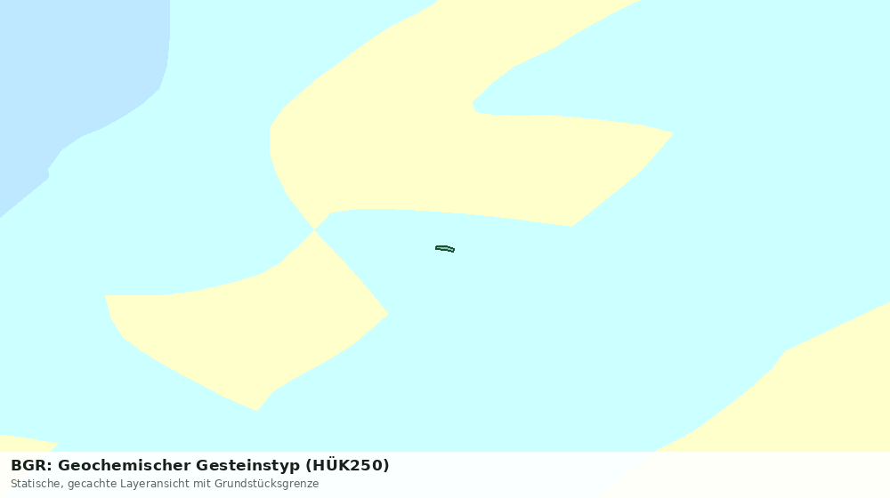Statische Kartenansicht: BGR: Geochemischer Gesteinstyp (HÜK250)