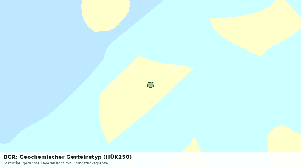 Statische Kartenansicht: BGR: Geochemischer Gesteinstyp (HÜK250)