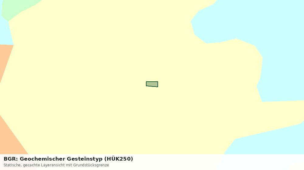 Statische Kartenansicht: BGR: Geochemischer Gesteinstyp (HÜK250)