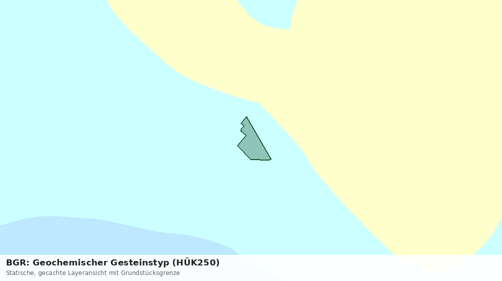 Statische Kartenansicht: BGR: Geochemischer Gesteinstyp (HÜK250)