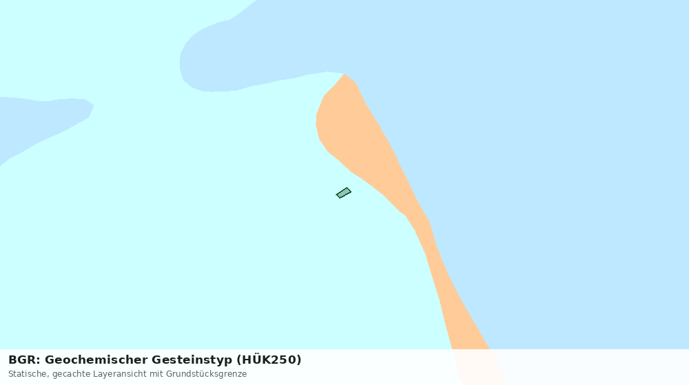 Statische Kartenansicht: BGR: Geochemischer Gesteinstyp (HÜK250)