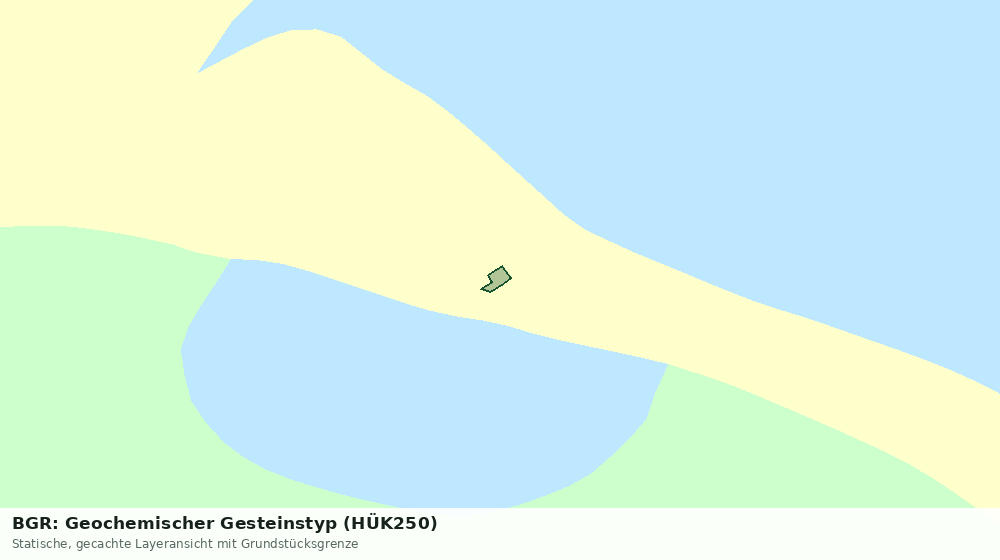 Statische Kartenansicht: BGR: Geochemischer Gesteinstyp (HÜK250)