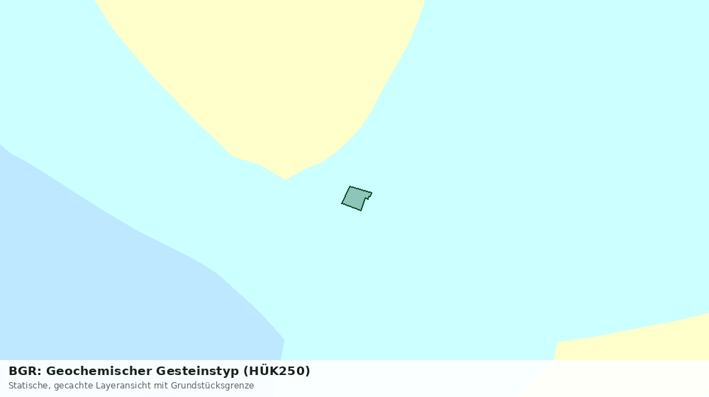 Statische Kartenansicht: BGR: Geochemischer Gesteinstyp (HÜK250)