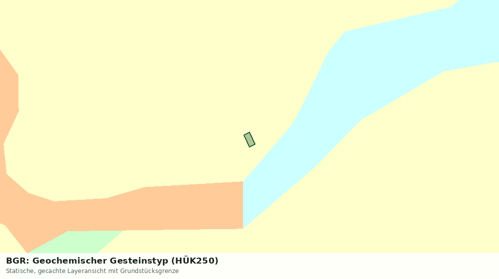 Statische Kartenansicht: BGR: Geochemischer Gesteinstyp (HÜK250)