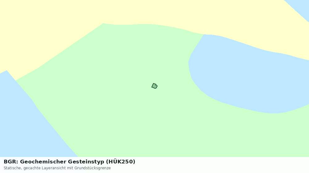 Statische Kartenansicht: BGR: Geochemischer Gesteinstyp (HÜK250)