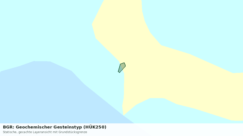 Statische Kartenansicht: BGR: Geochemischer Gesteinstyp (HÜK250)