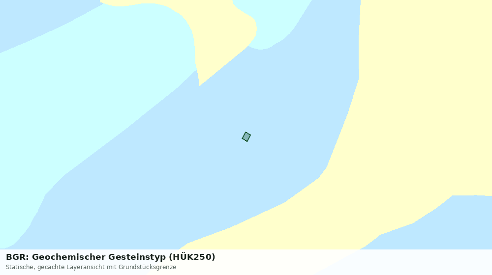 Statische Kartenansicht: BGR: Geochemischer Gesteinstyp (HÜK250)