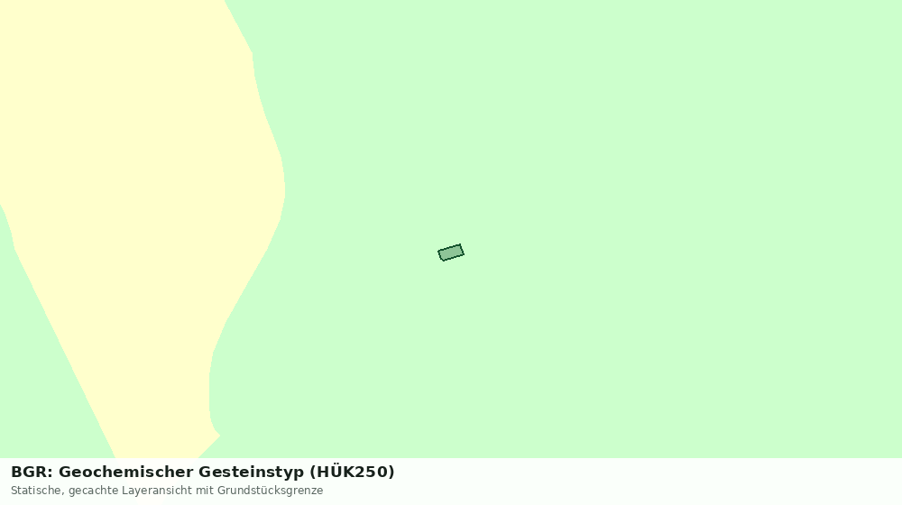 Statische Kartenansicht: BGR: Geochemischer Gesteinstyp (HÜK250)
