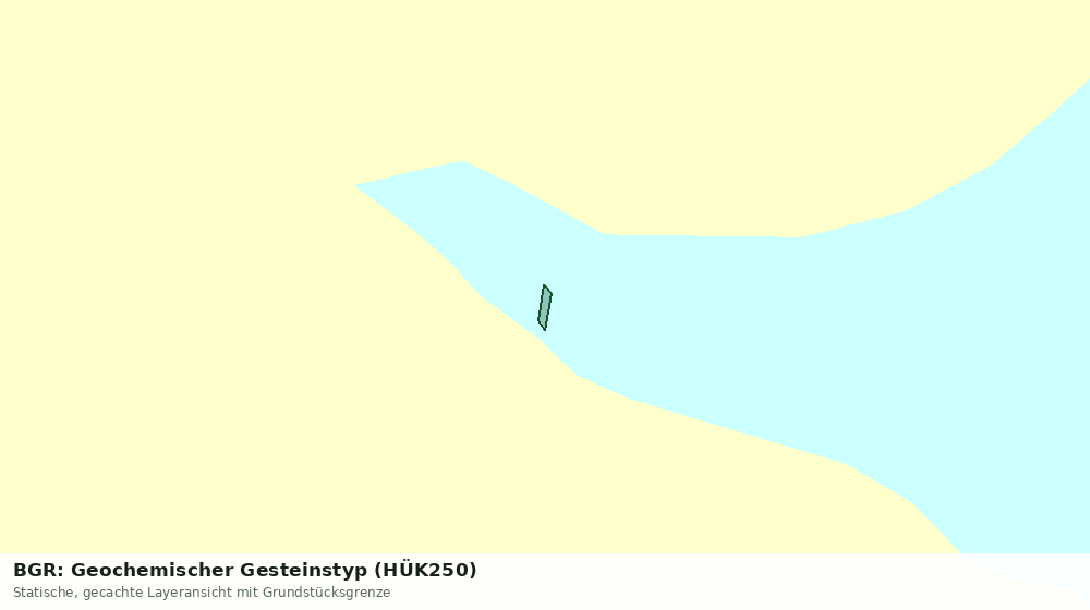 Statische Kartenansicht: BGR: Geochemischer Gesteinstyp (HÜK250)