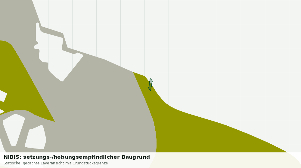 Statische Kartenansicht: NIBIS: setzungs-/hebungsempfindlicher Baugrund
