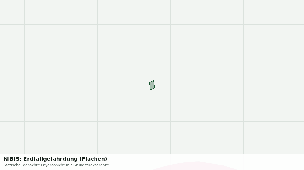 Statische Kartenansicht: NIBIS: Erdfallgefährdung (Flächen)