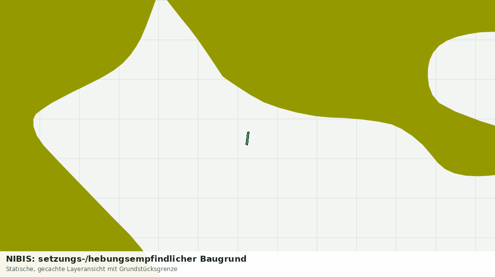 Statische Kartenansicht: NIBIS: setzungs-/hebungsempfindlicher Baugrund